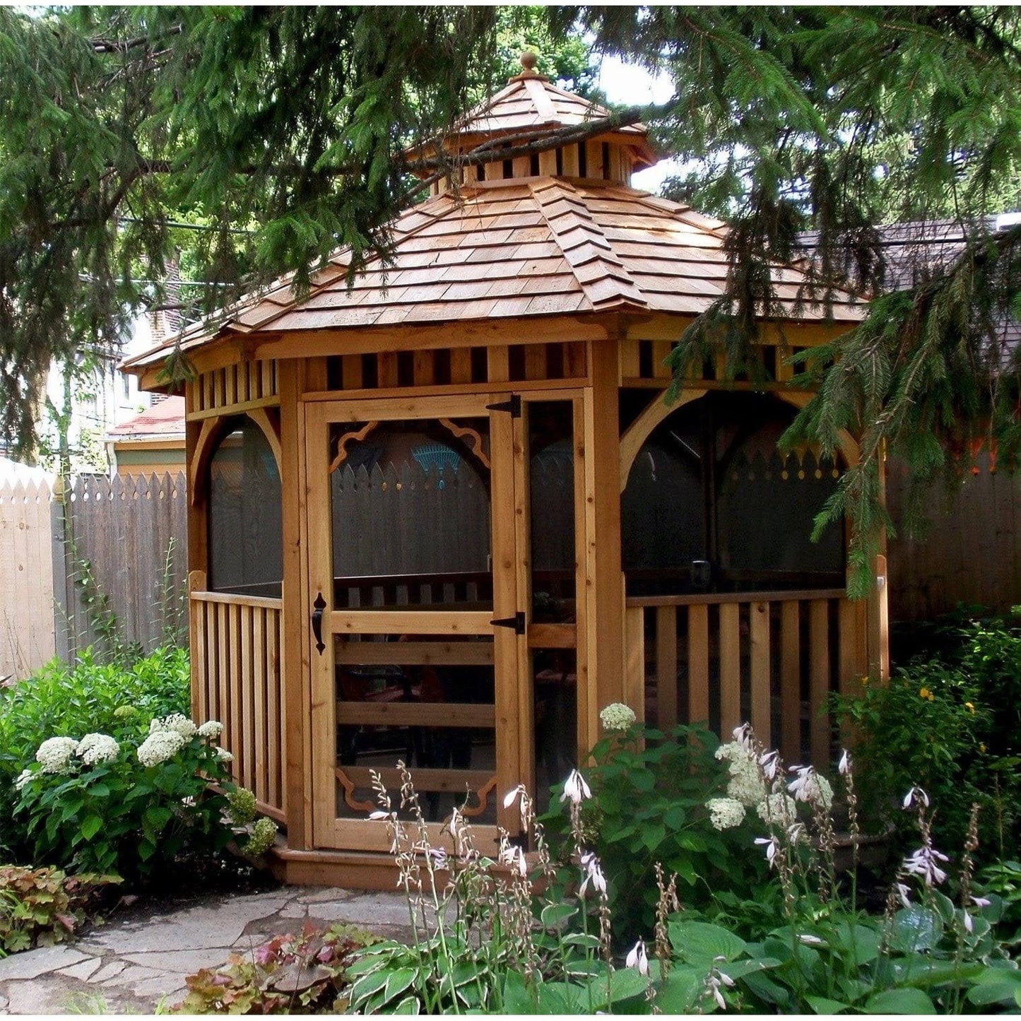 12' Bayside Gazebo with Screen Kit