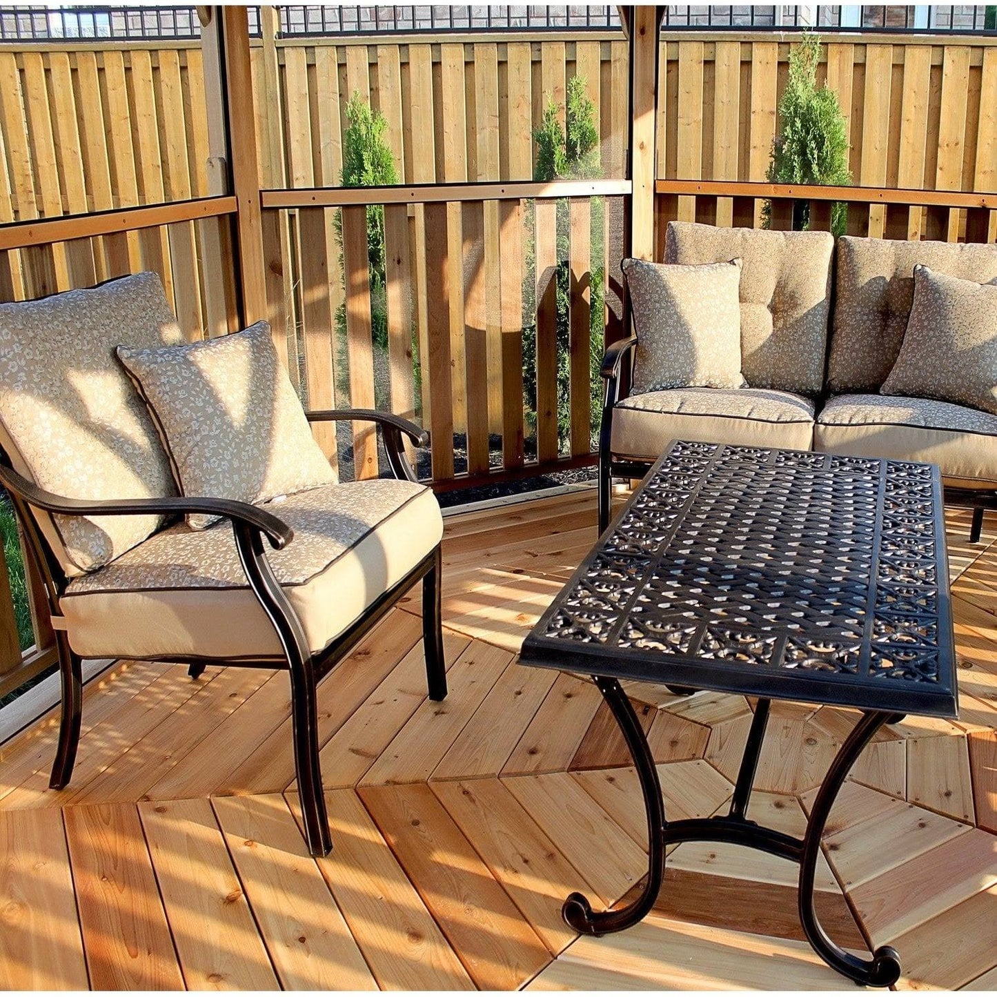 12' Bayside Gazebo with Screen Kit