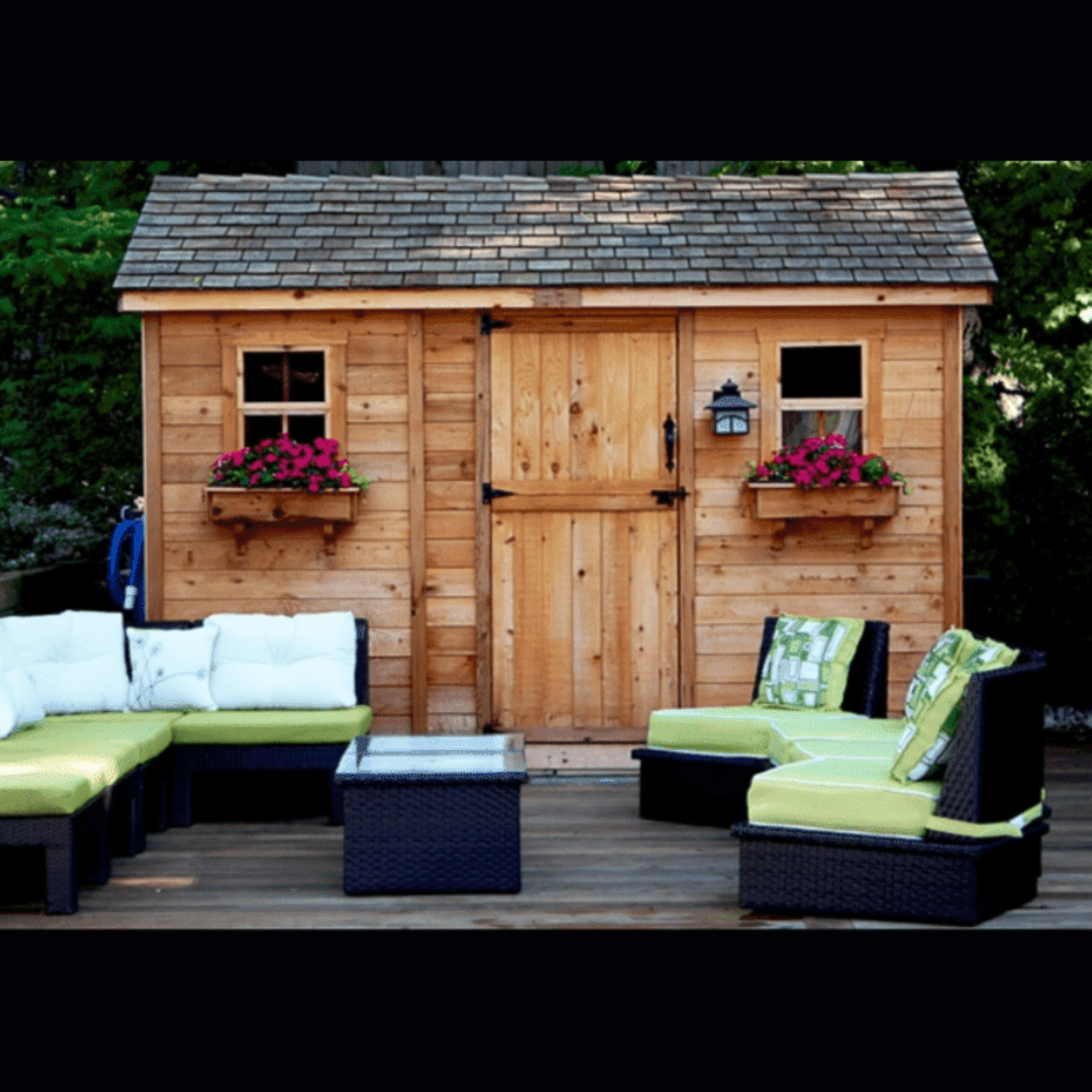 Outdoor Living Today 12'x8' Cabana Garden Shed - CB128