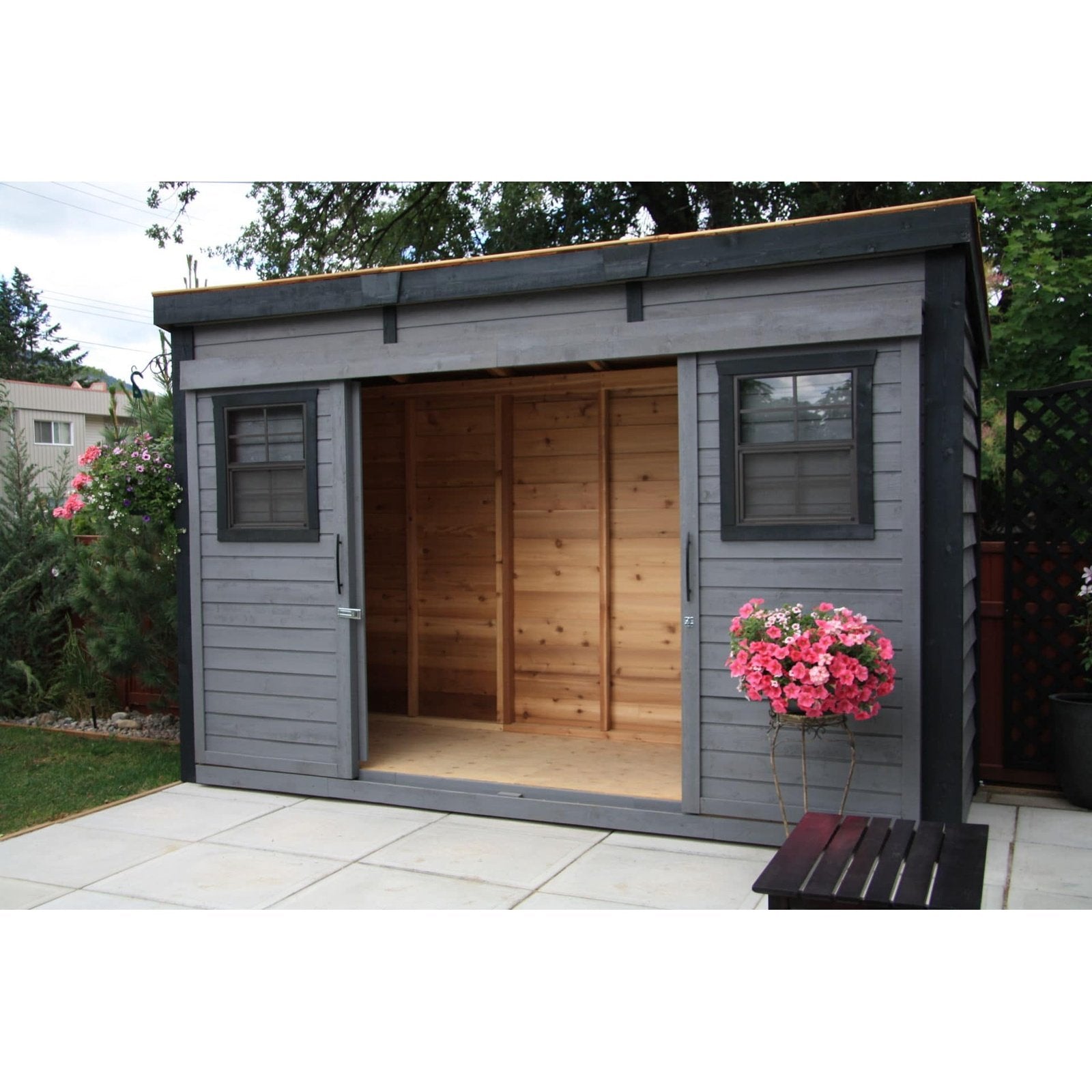 Outdoor Living Today 12'×4' Garden Saver with Sliding Doors - GS124-Slider