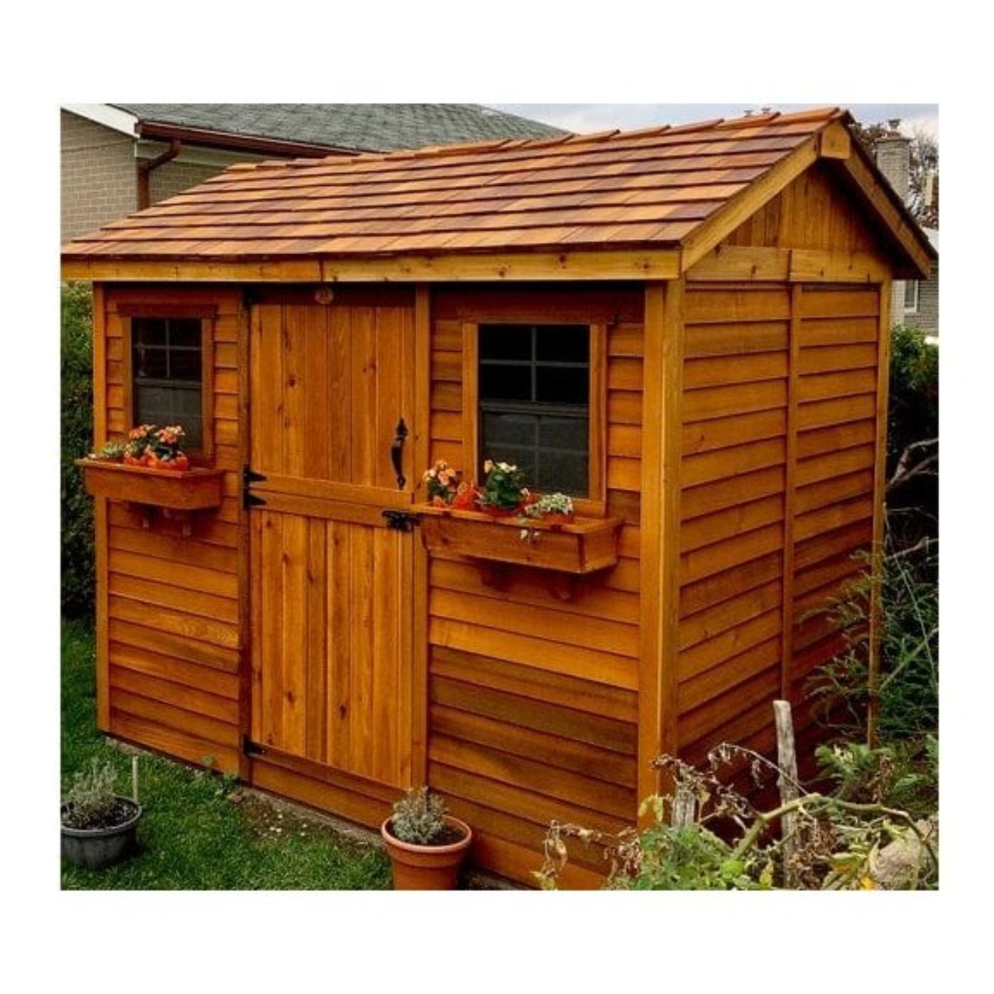 Outdoor Living Today 9'x6' Cabana Garden Shed - CB96