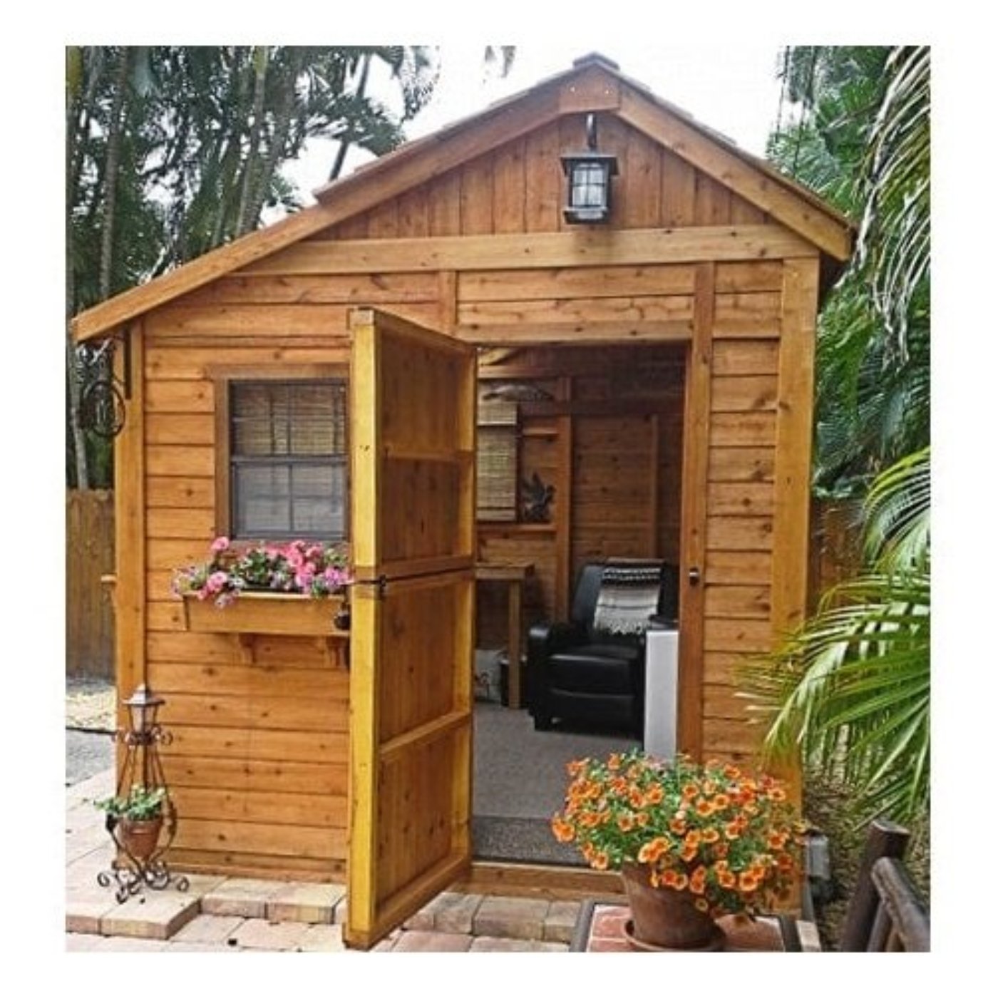 Outdoor Living Today 8'x8' Sunshed Garden Shed - SSGS88