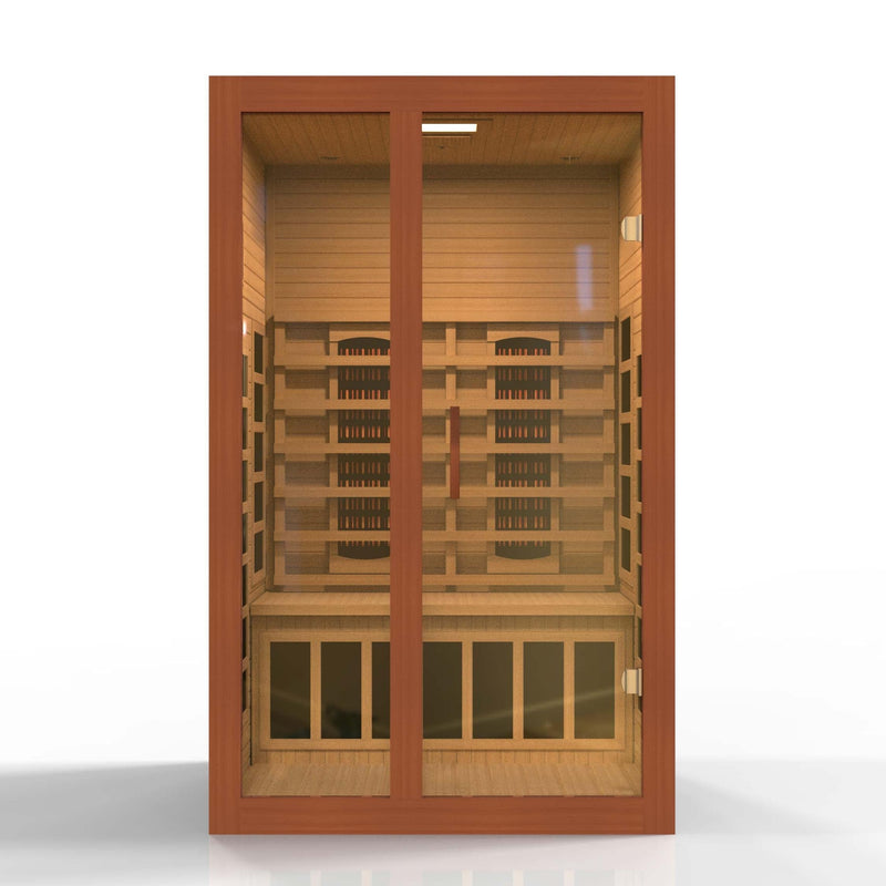 Dynamic Santiago 2-Person Full Spectrum Near Zero EMF Under 2MG Infrared Sauna