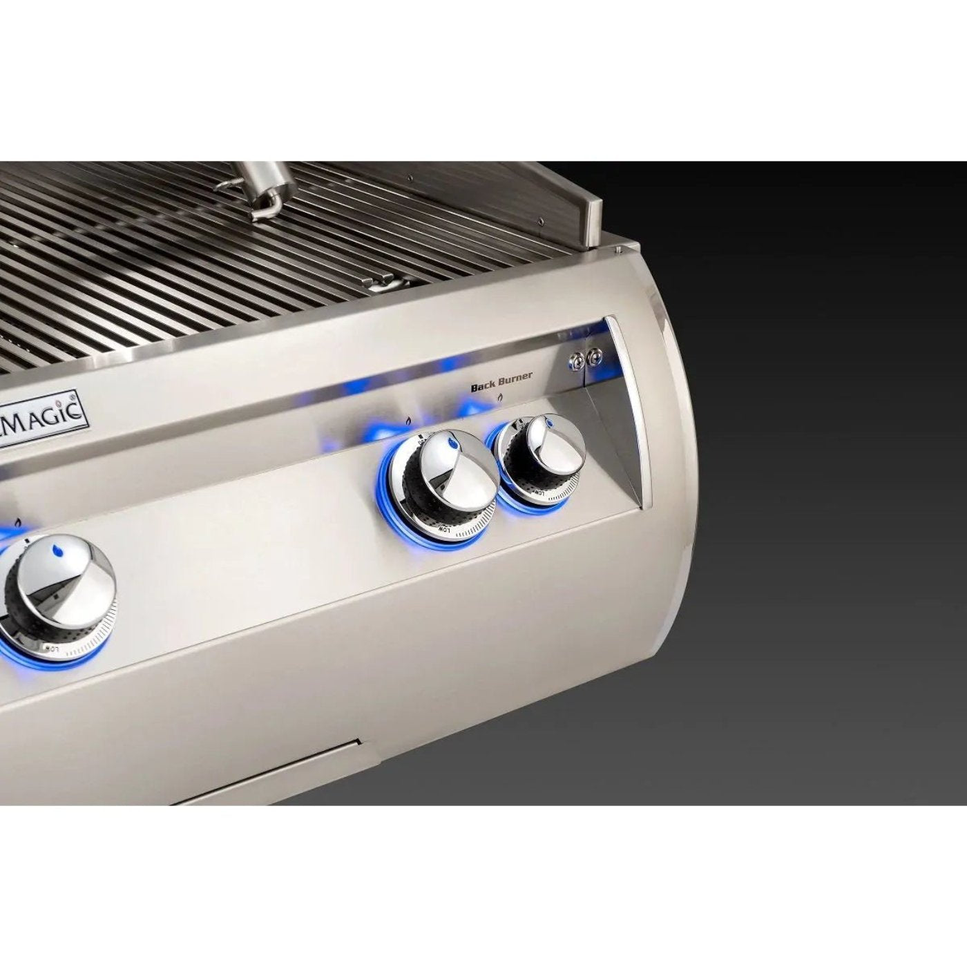 Fire Magic Aurora A430i 24" Propane Gas Built-In Grill w/ 1 Sear Burner, Backburner and Analog Thermometer - A430I-8LAP