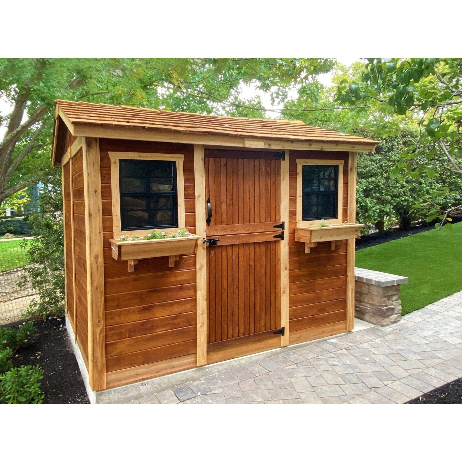 Outdoor Living Today 9'x6' Cabana Garden Shed - CB96